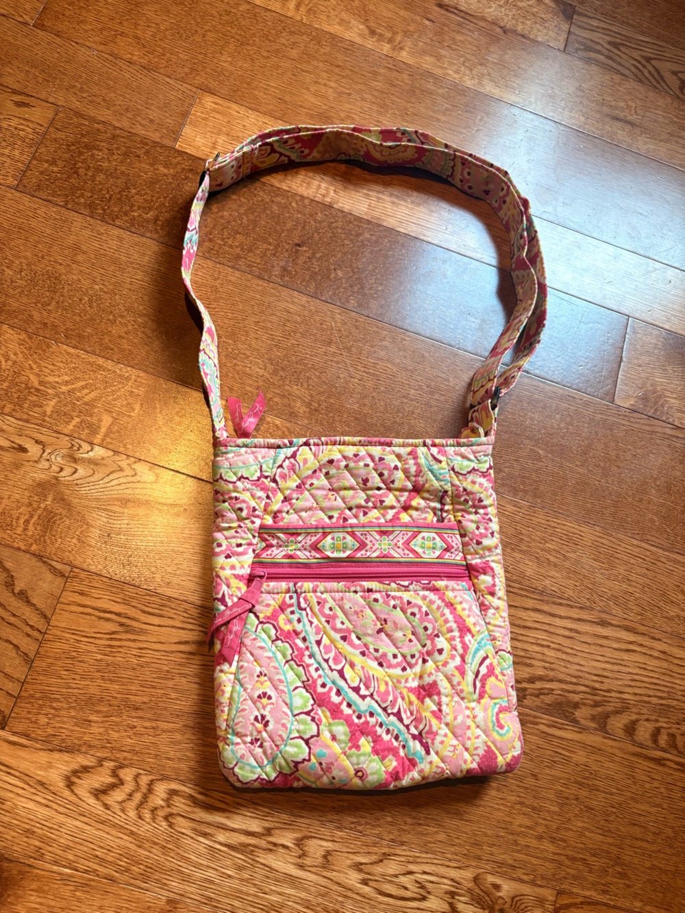 Vera Bradley “Capri Melon” Cross Body Bag